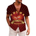 thumbnail image 1 of PMUYBHF T-Shirt Imprimé à Manches Courtes Col Rond pour Femmes Printemps Été 1089 L, 1 of 5