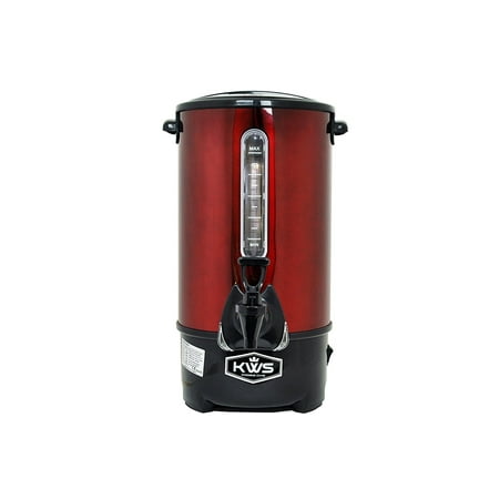 KWS WB-20 15.5L/66Cups Commercial Heat Insulated Water Boiler and Warmer Stainless Steel