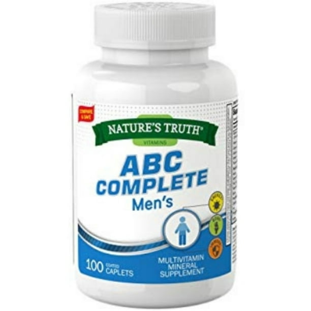 Nature's Truth ABC Complete Men’s Multivitamin, 100 ea