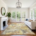 thumbnail image 7 of Addison Rugs Mayfield Premium Machine Washable Transitional Floral Gold Rectangle Rug, 5' x 7'6", 7 of 7