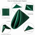 thumbnail image 6 of 12PCS Wedding Red Satin Napkin 30x30cm Wholesale Soft Table Napkins for New Year Christmas Decoration Party Dinner Table Decor, 6 of 10