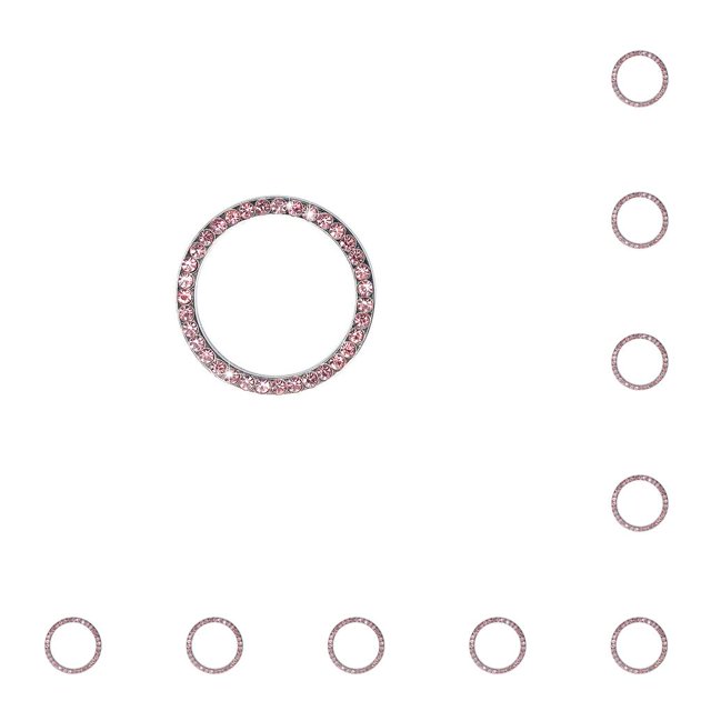Kenally Adhesivo de dirección Aleación de zinc multicolor Suministros para automóviles Adhesivo decorativo Paster Decoración Firmeza Suministros para Rosado 10piezas Kenally CBP386336