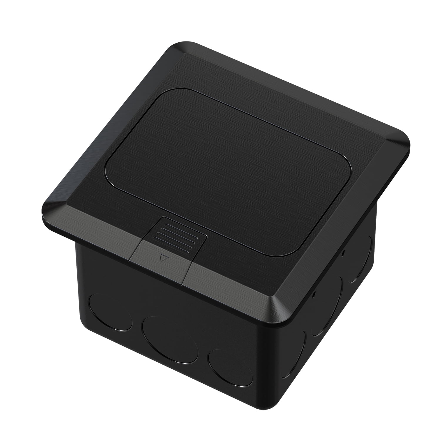 KYHSHJ Pop Up Floor Electrical Outlet with 20 Amp Stainless Steel GFCI Tamper Receptacle Outlet,Black