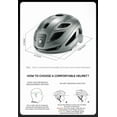 thumbnail image 5 of ROCKBROS Bicycle Helmet with Head Light & Side Warning Light & Warning Tail Light Adjustable Head Circumference for Night Safety Ride, 5 of 17