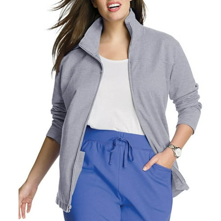Just My Size by Women's Plus-Size Essential French Terry Jacket