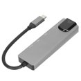 thumbnail image 1 of USB Docking Station, Lightweight Portable Type C Hub Aluminum Alloy  For Mobile For Tablet PC For Laptop, 1 of 8