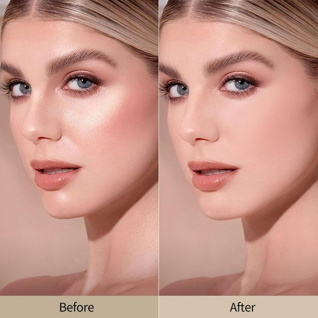 WIFKLSIIPG Maquillage Fixe Poudre Libre Haute Définition Poudre Fixe Maquillage Longue Durée Contrôle de l'Huile 8g