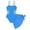 Blue, variant on REDARER Girls Two Piece Swimsuit Adjustable Straps Out Bathing Suit Girls' Swimwear Round Neckline Solid Color Cut Out Swimsuit and Scarf,Girls Swimsuit,11-12 Years