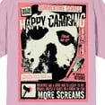 thumbnail image 4 of Friday The 13th Happy Camping Poster Art Crew Neck Short Sleeve Cradle Pink Men's T-shirt-Large, 4 of 4