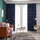 thumbnail image 1 of Cortinas para el hogar, cortinas para puertas, hermosas cortinas terminadas con sombreado de luna y estrella para dormitorio, sala de estar y estudio, 1 of 5