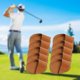 thumbnail image 5 of Juego de fundas protectoras para cabezas de hierro de golf de PU para golfistas que practican deportes al aire libre. Marrón Pequeño, 5 of 9