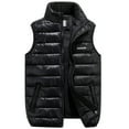 thumbnail image 4 of Chaleco de algodón grueso para jóvenes, chaqueta de hombro, de moda, de talla grande para hombres, 4 of 4