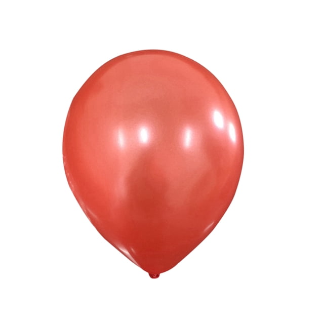 Inteprter 100 Uds 10 pulgadas 1,5g Globos de látex perlado fiesta de feliz cumpleaños boda adornos navideños Globo niños bolas de aire Globos Kits de decoración para fiestas Rojo Inteprter HA002049-13