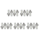 thumbnail image 1 of Bombilla para Faro Delantero Coche H4 9003 HB2 6000 K 220 W 12 V Haz Y Blanco (4 Uds), 1 of 5