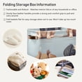 thumbnail image 6 of Dogs Storage Bins Baskets With Handles Storage Box Clothes Organizer Organization Toys, 6 of 7
