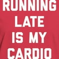 thumbnail image 3 of CafePress - Running Late Is My Cardio Women's Dark T Shirt - Women's Traditional Fit Dark T-Shirt, 3 of 4