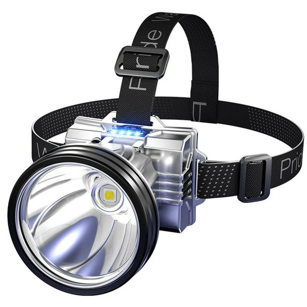 5uds. Linterna de pesca para acampar al aire libre, correr, andar en bicicleta (luz blanca de 40 luces)