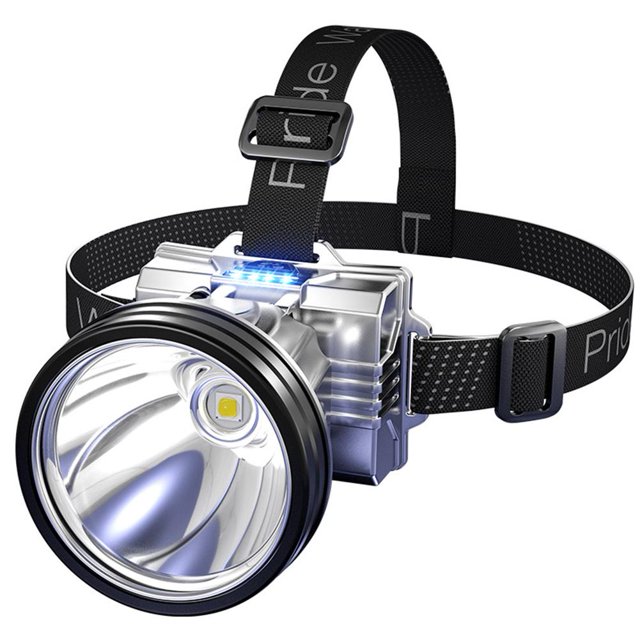4uds. Linterna de pesca para acampar al aire libre, correr, andar en bicicleta (luz blanca de 40 luces)