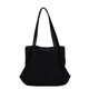 thumbnail image 3 of Bolso de mano de lona de gran capacidad de color sólido para mujer, bolso de hombro informal para estudiantes universitarios, 3 of 6