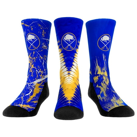 

Unisex Rock Em Socks Buffalo Sabres Three-Pack Crew Socks Set