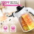 thumbnail image 2 of Steam Cleaner, Pressurized Handheld Multi-Surface Natural Deep Cleaning Steamer, 11pcs Accessory & Safety Lock, Portable Steamer for Cleaning Home, Kitchen, Bathroom, Car, Upholstery, Grout, Window, 2 of 2