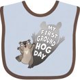 thumbnail image 3 of Inktastic My First Groundhog Day Cute Baby Boys or Girls Baby Bib, 3 of 4