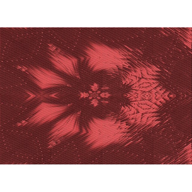 Ahgly Company Machine Washable Indoor Rectangle Transitional Red Area Rugs, 3' x 5'