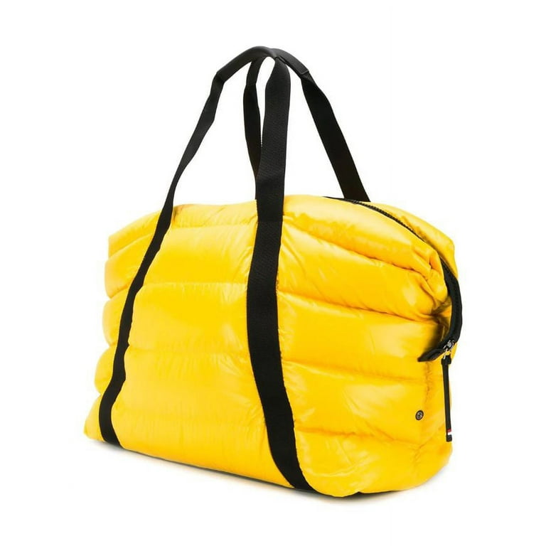 Moncler Yellow Large Quilted Duffel Bag Holdall Weekender