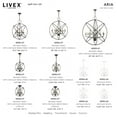 thumbnail image 6 of Livex Lighting - Aria - 3 Light Convertible Mini Chandelier in Glam Style - 15.5, 6 of 10
