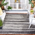 thumbnail image 2 of Safavieh Courtyard Jannah Abstract Indoor/Outdoor Area Rug, Gray/Black, 6'7" x 9'6", 2 of 9