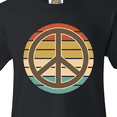 thumbnail image 4 of Inktastic Retro Peace Sign Sunset Youth T-Shirt, 4 of 5