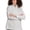 Oatmeal, variant on Active Women's Mock Neck Quarter Zip Fleece Sweatshirt Tunic with Pockets