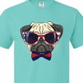 thumbnail image 4 of Inktastic Pug Dog July 4th Patriotic Sunglasses T-Shirt, 4 of 5