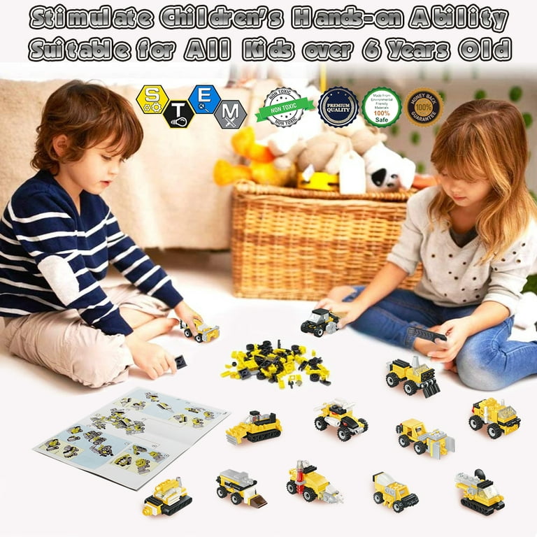  10 in 1 STEM Toys for 5 6 7 8+ Year Old Boy Birthday Gifts  Building Kids Ages 4-8 5-7 6-8 Educational Stem Activities Robot Toy Boys  4-6 4-7 Build and Play Construction Set Creative Games : Toys & Games