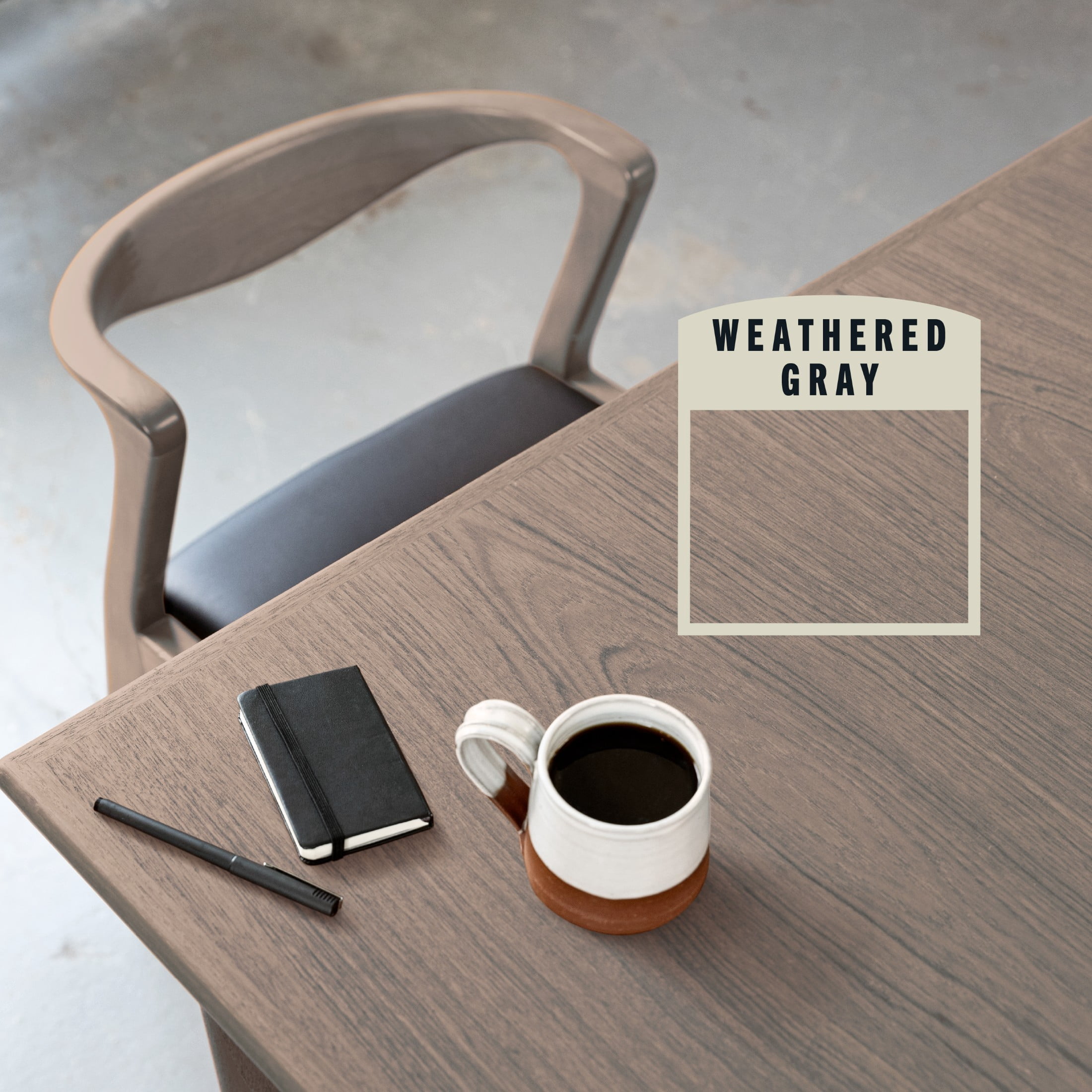 (2 pack) Weathered Gray, Varathane Premium Fast Dry Wood Stain-269394, Quart