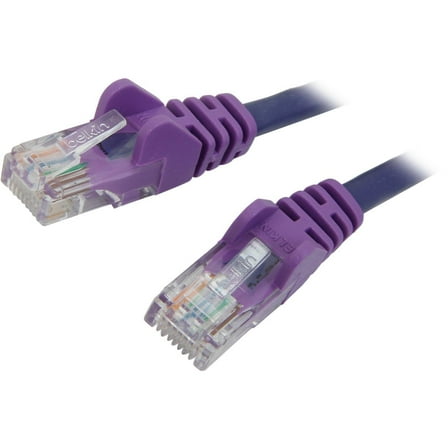 patch cable - 15 ft - purple - B2B