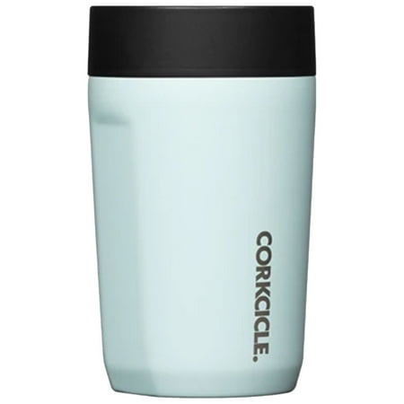 Corkcicle Commuter Cup 9 Oz Insulated Spill Proof Travel Mug, Powder Blue
