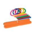 thumbnail image 2 of Ring Toss Game Set with 5 Rods and 5 Rings for Indoor Outdoor Family Fun for Sports/Outdoors(Multicolor),Hulucky, 2 of 6
