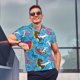 thumbnail image 4 of Fotbe Sharks Summer Camiseta Polo de Golf para Hombre con Estampado – Camisa Deportiva Transpirable con Cuello Abotonado-Large, 4 of 6