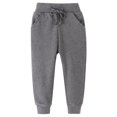 thumbnail image 2 of YOUYEDIAN Toddler Boys Sweatpants Fall Winter Casual Cotton Pants Fashion Comfy Trousers, 2 of 5