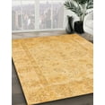 thumbnail image 3 of Ahgly Company Machine Washable Indoor Rectangle Abstract Orange Area Rugs, 7' x 10', 3 of 7