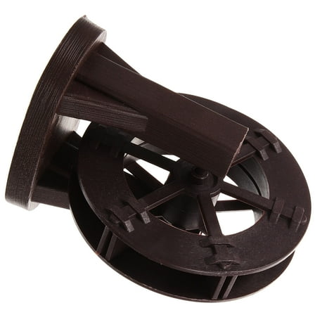 Supvox Lightweight Coffee Simulation Running Water Wheel for Table Fountain and Fish Tank Decor