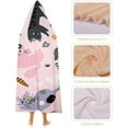 thumbnail image 4 of Wearable Blanket Hoodie Gifts for Women Cartoon Cat Blanket for Cat Lovers, Cat Hoodie Blanket Gifts for Adults, 4 of 6