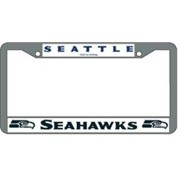 Seattle Seahawks Chrome License Plate Frame