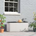 thumbnail image 3 of Enyopro 75 Gal Deck Box, Storage Box and Organization for Patio Furniture, Pool Toys, Weatherproof Container House with Lockable Lid, White, 3 of 9