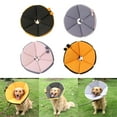 thumbnail image 2 of Comfortable Pet Recovery Cone Collar Multiple Size Adjustable Recovery Collar Soft For Pet Dogs Cats, 2 of 9