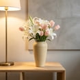 thumbnail image 5 of Solid Color Vase for Home Decor,Simple Design Tall Table Vase for Living Room Entryway Office,Khaki, 5 of 6