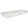 thumbnail image 6 of Transolid Vt58.25X22-1Ru-4 Silestone 59" Quartz Vanity Top - Miami White, 6 of 7