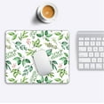 thumbnail image 5 of Green Cute Boho Mouse Pad Watercolor Eucalyptus Leaves Decorative Gaming Mousepad Non Slip Rubber Square Small Mouse Pads for Wireless Mouse Computer Laptop Mouse Mat Women Girls Office Desk Deco, 5 of 6
