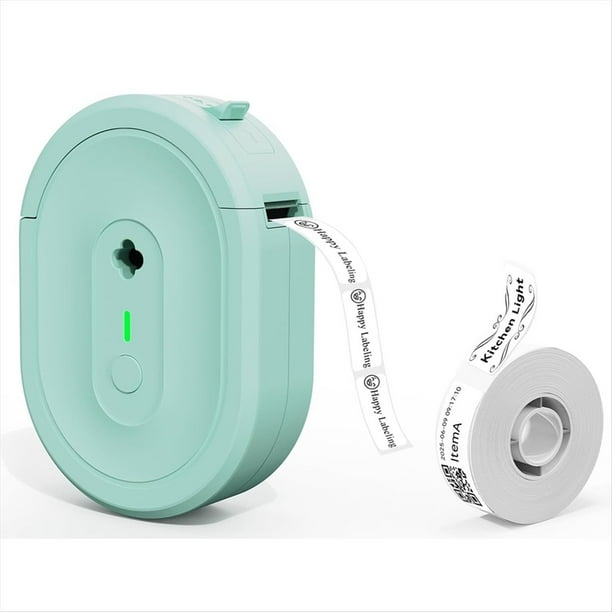 Máquina Etiquetadora con Cinta, Etiquetadora Portátil con Bluetooth, Mini Impresora Sin Tinta con Múltiples Plantillas.
